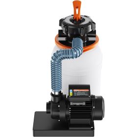 VEVOR Sand Filter Pump for Above Ground Pools, 10-inch, 1585 GPH