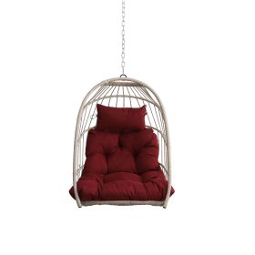 Metal Swing Sling Chair-It Is Forbidden To Sell On The Temu Platform (Color: Red)