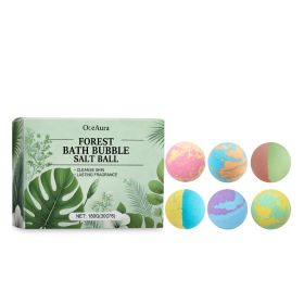 OceAura Fragrant Shower Ball, Plant-Scented Shower Ball Cleans And Moisturizes The Body With A Colorful And Fragrant Shower Ball (Option: 1PC)