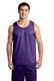 Sport-Tek PosiCharge Classic Mesh Reversible Tank ST500 (Color: purple, size: 4XL)