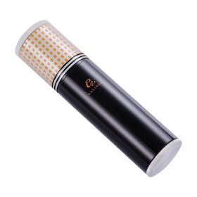 GALINER Cigar Portable Humidor Tube With Hygrometer Cigar Humidifier Charuto Jar Metal Cigar Case Puro Box Travel (Color: DC-03G-B)