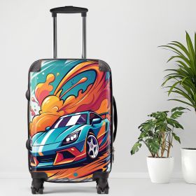 Car6 Luggage, 20/24/28 Inch Luggage, Carry-On, Custom Luggage, Luggage Set, Suitcase, Travel, Vacation, Cabin Suitcase, Custom Suitcase (size: 28"" Large)