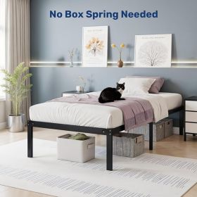 Single Bed Frame (Color: black)